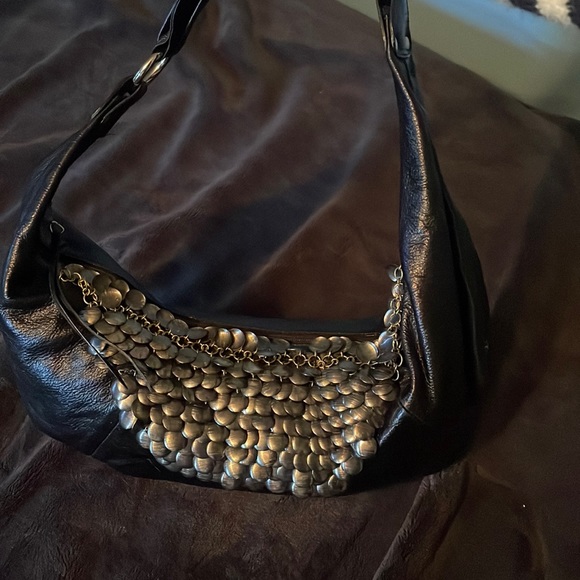Eliza Atheniense Banana Croissant leather bag - Picture 7 of 7
